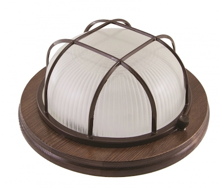 TDM ELECTRIC SQ0303-0433 Светильник НПБ1302 венге круг с реш. 60Вт IP54 TDM